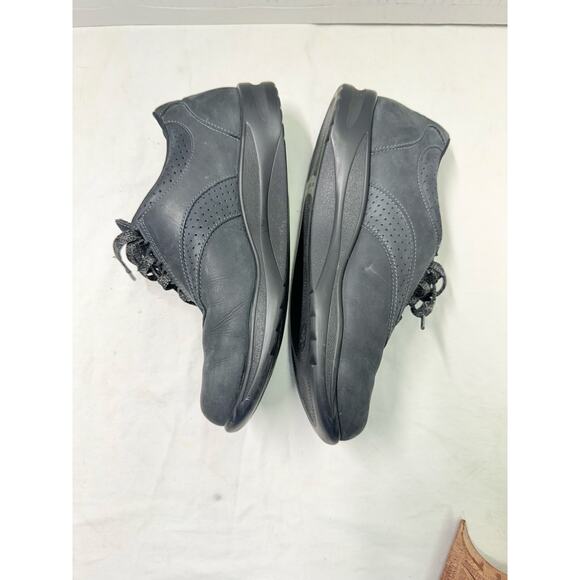 SAS Women's Walk Easy Nero Black Suede Shoes Size 9W SMADE IN USA - Picture 9 of 12